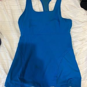 Blue lululemon tank